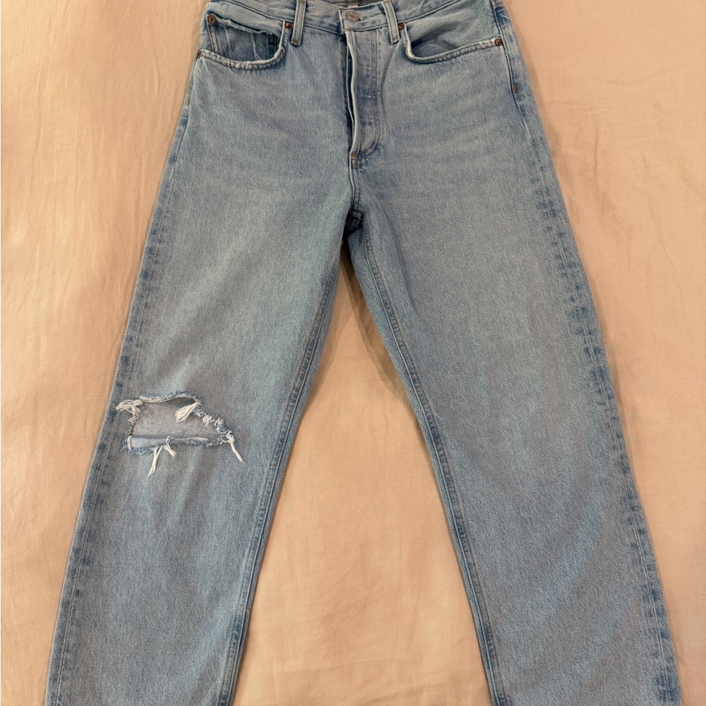 Agolde women’s 90’s Crop Straight-Leg Jeans. Size 26. Great condition.